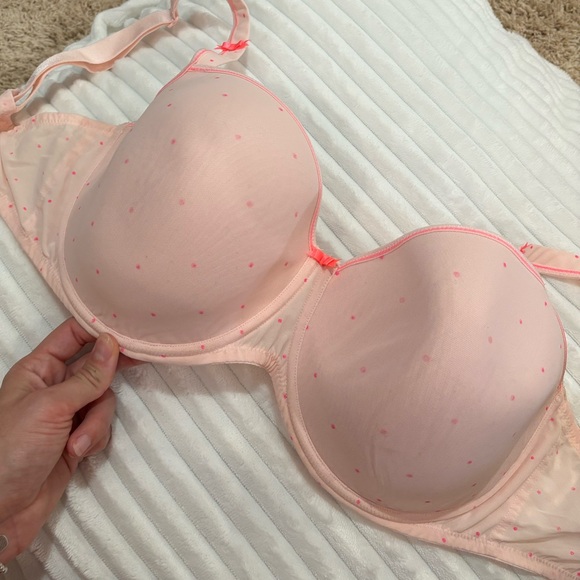 PrimaDonna Twist Pink Polka Dot Bra - Picture 3 of 8